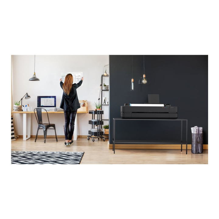 Плотер HP DesignJet T230, 24" широкоформатен, цветен мастиленоструен, A1/ANSI D, 2400x1200 dpi, USB, LAN, Wi-Fi - 5HB07D#B19 - 7