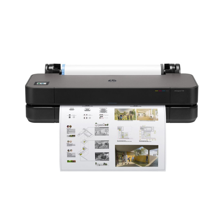 Плотер HP DesignJet T230, 24" широкоформатен, цветен мастиленоструен, A1/ANSI D, 2400x1200 dpi, USB, LAN, Wi-Fi - 5HB07D#B19 - 1