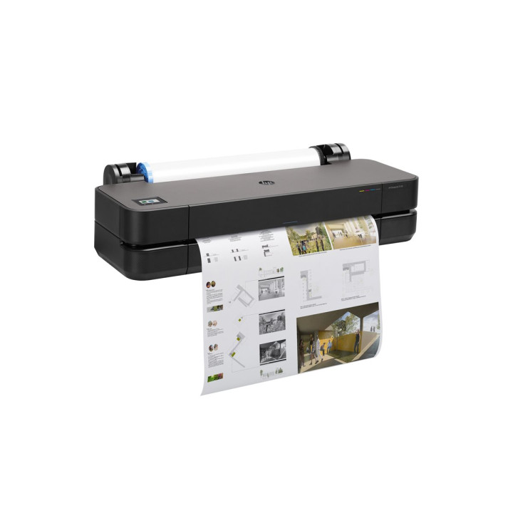 Плотер HP DesignJet T230, 24" широкоформатен, цветен мастиленоструен, A1/ANSI D, 2400x1200 dpi, USB, LAN, Wi-Fi - 5HB07D#B19 - 1