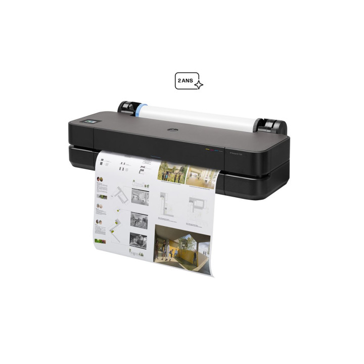 Плотер HP DesignJet T230, 24" широкоформатен, цветен мастиленоструен, A1/ANSI D, 2400x1200 dpi, USB, LAN, Wi-Fi - 5HB07D#B19 - 1