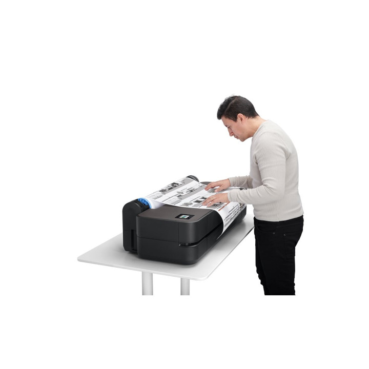 Широкоформатен принтер HP DesignJet T250, 24", 2400x1200dpi, USB, LAN, Wi-Fi - 5HB06D#B19 - 2