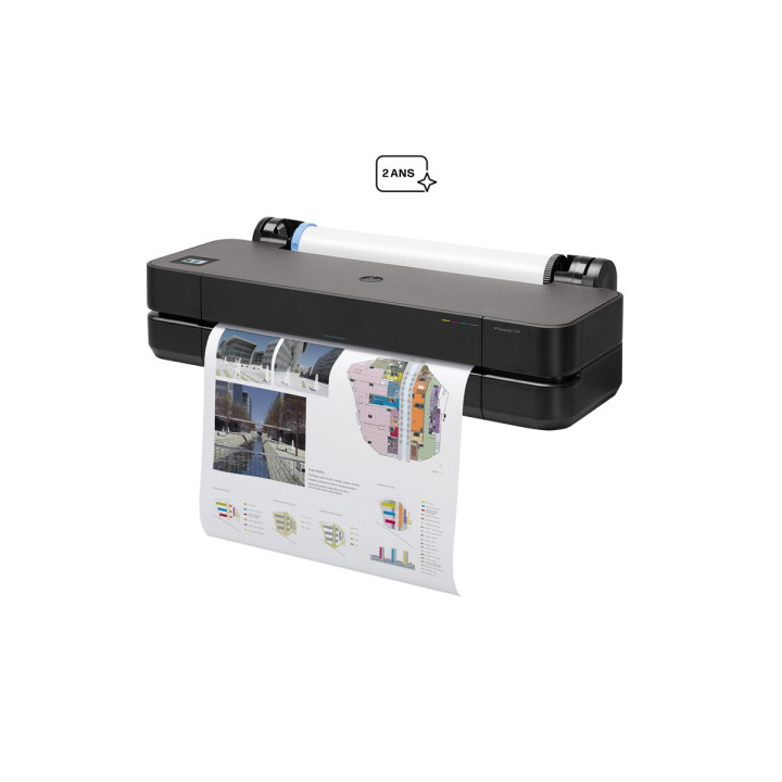 Широкоформатен принтер HP DesignJet T250, 24", 2400x1200dpi, USB, LAN, Wi-Fi - 5HB06D#B19 - 4