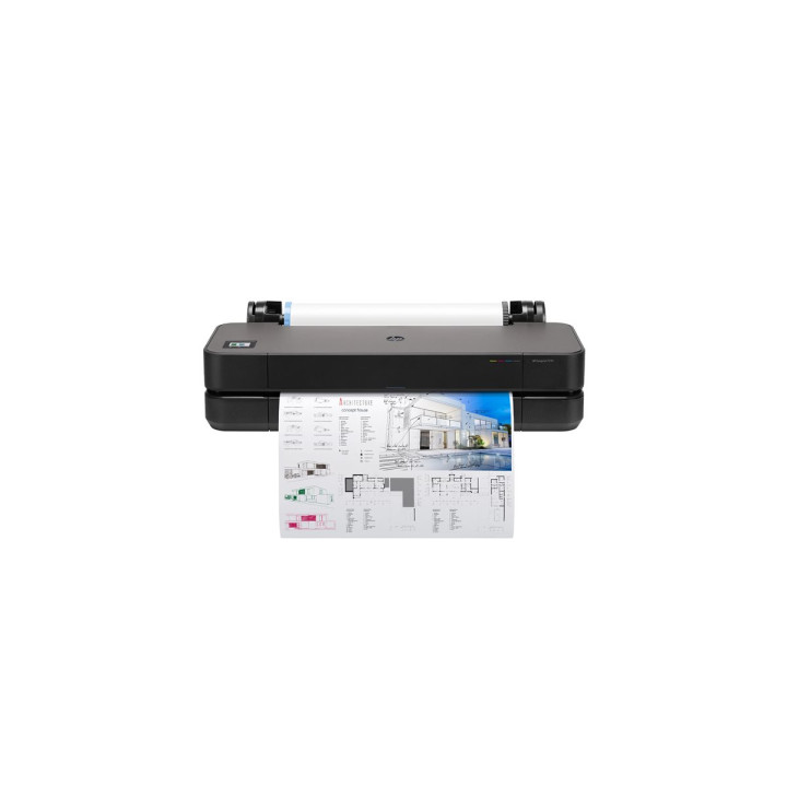 Широкоформатен принтер HP DesignJet T250, 24", 2400x1200dpi, USB, LAN, Wi-Fi - 5HB06D#B19 - 7