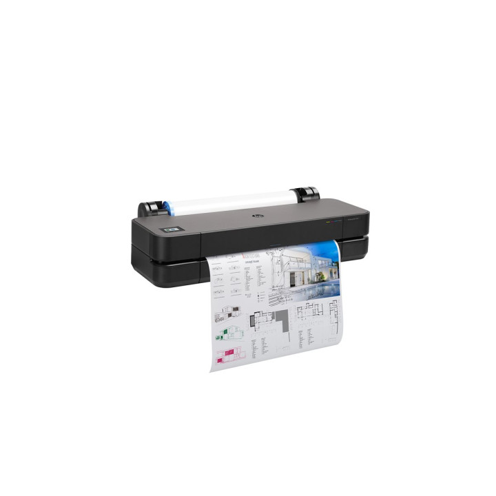 Широкоформатен принтер HP DesignJet T250, 24", 2400x1200dpi, USB, LAN, Wi-Fi - 5HB06D#B19 - 9