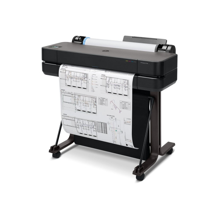 Широкоформатен принтер HP DesignJet T630, 24" (61cm), 2400x1200dpi, USB, LAN, Wi-Fi - 5HB09D#B19 - 4