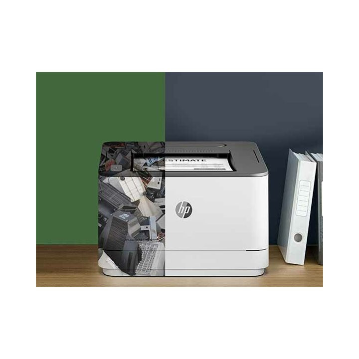 Принтер HP LaserJet Pro 3002dn, монохромен лазерен, A4, 1200x1200 dpi, 33 стр/мин, двустранен печат, USB, LAN - 3G651F#B19 - 2