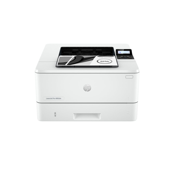 Принтер HP LaserJet Pro 4002dn, A4, монохромен лазерен, 40ppm, 4800x600dpi, USB/LAN - 2Z605F#B19 - 1
