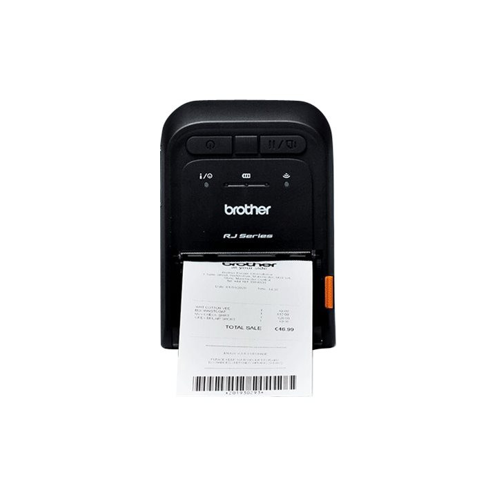 Мобилен принтер Brother RuggedJet RJ-2035B, термопечат, 57mm, 203dpi, USB 2.0, NFC, Bluetooth 5.0 - RJ2035BXX1 - 1