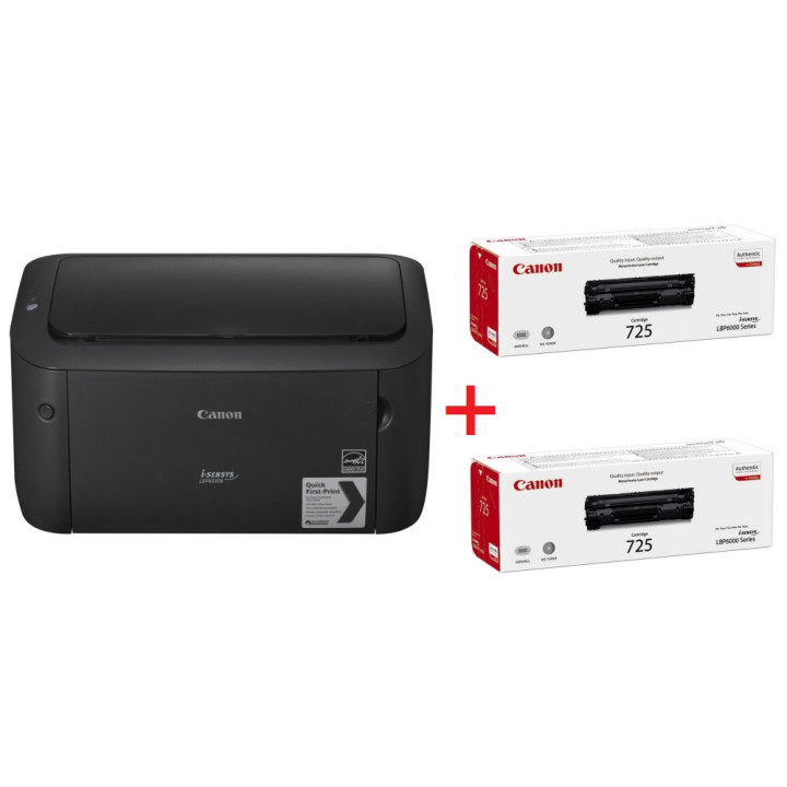Принтер Canon i-SENSYS LBP6030B   2x Canon CRG-725 - 8468B042AA
