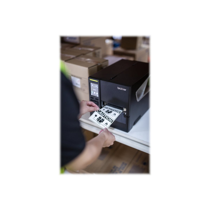 Етикетен принтер Brother TJ-4021TN, директен топлопренос, 203dpi, 254mm/sec, USB 2.0, LAN, Serial - TJ4021TNZ1 - 2