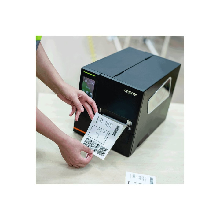 Индустриален етикетен принтер Brother TJ-4522TN, директен термопринт, 300dpi, 305mm/sec, USB 2.0, LAN, RS-232 - TJ4522TNZ1 - 3
