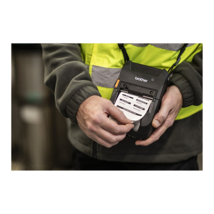Етикетен принтер Brother RuggedJet RJ-3230BL, директен термичен печат, 72mm ролки, 203dpi, USB/Bluetooth/NFC - RJ3230BLZ1 - 2