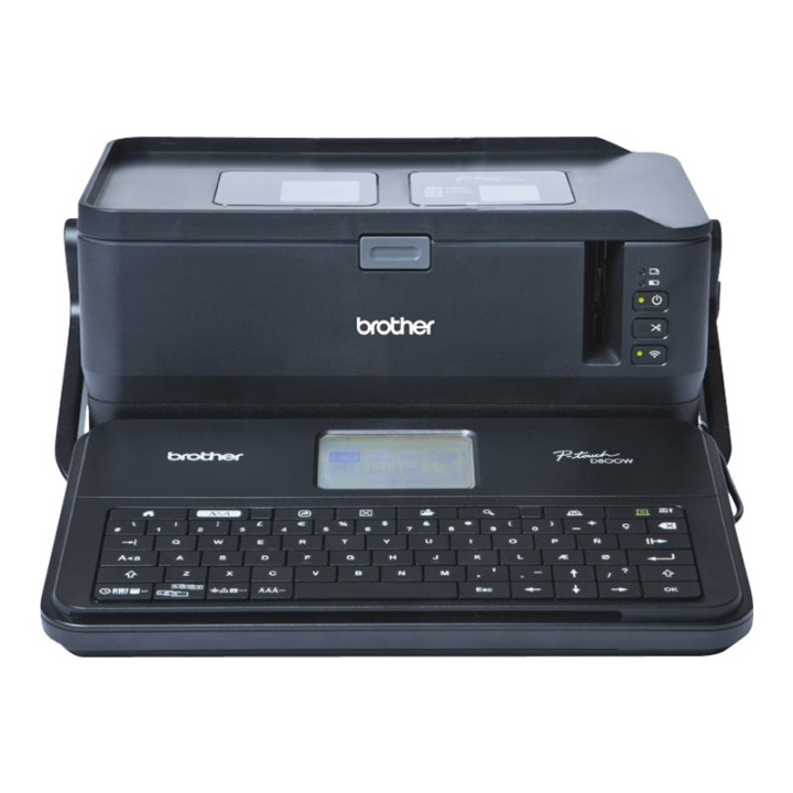Етикетен принтер Brother PTD800W, термотрансферен, монохромен, 720x360 dpi, Wi-Fi, USB 2.0 - PTD800WYJ1 - 2