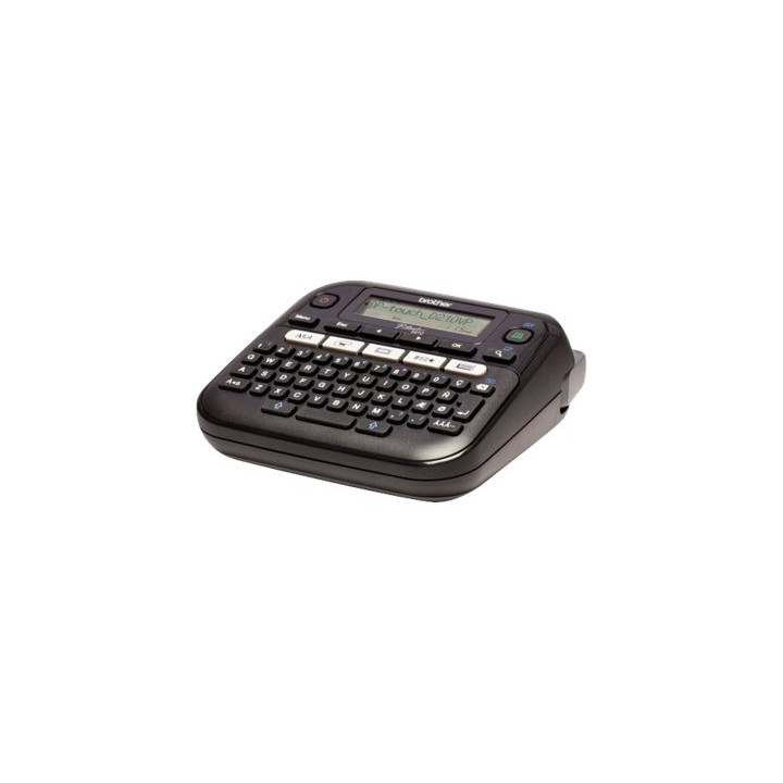 Етикетен принтер Brother P-touch D210VP, термотрансферен, монохромен, 180dpi, QWERTZ клавиатура, твърд калъф - PTD210VPYJ1 - 5