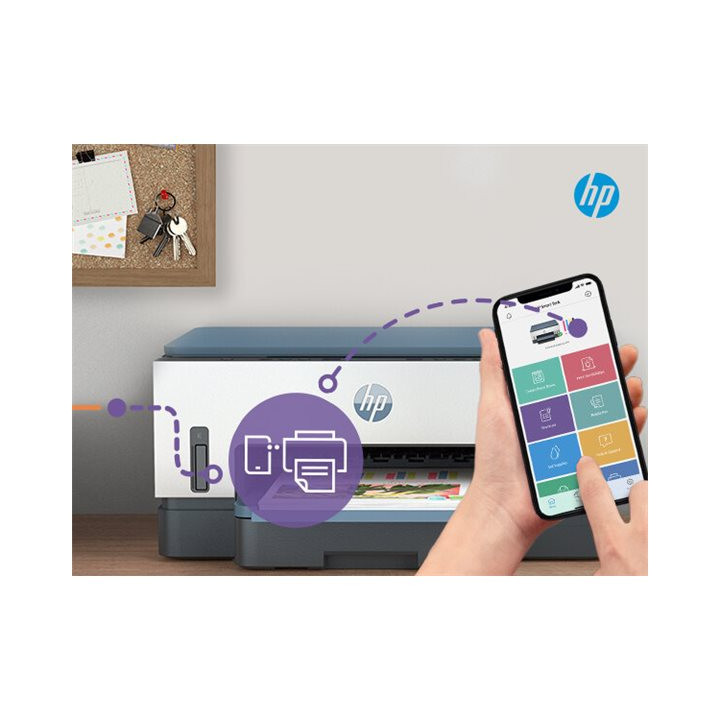 Мултифункционално устройство HP Smart Tank 720, A4, цветен мастиленоструен принтер/скенер/копир, Wi-Fi, Bluetooth - 6UU46A#670 -