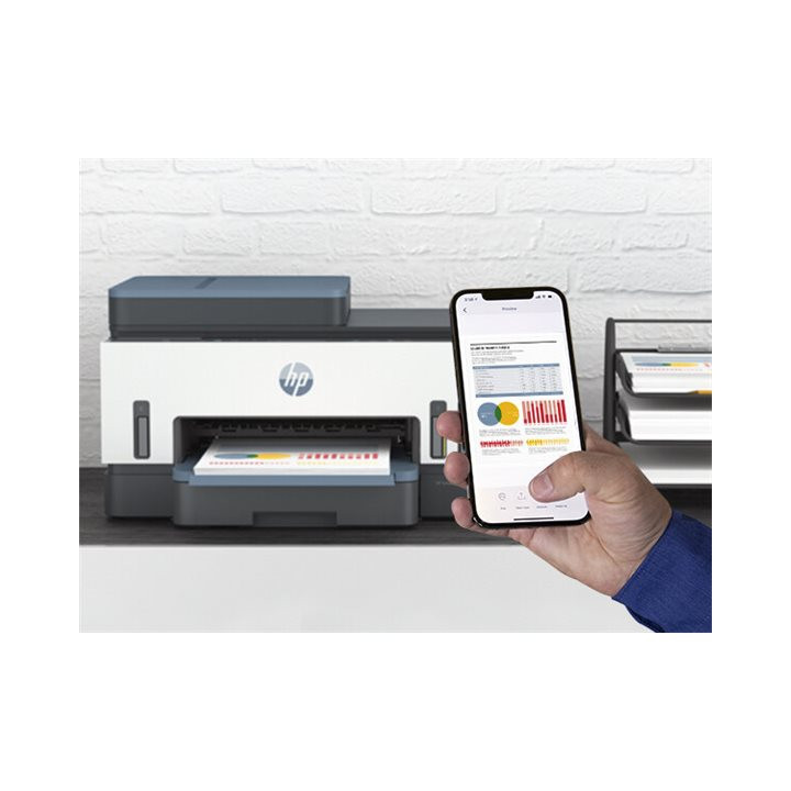 Мултифункционално устройство HP Smart Tank 750, A4, цветен мастиленоструен принтер, копир, скенер, Wi-Fi, 15/9 ppm - 6UU47A#670 