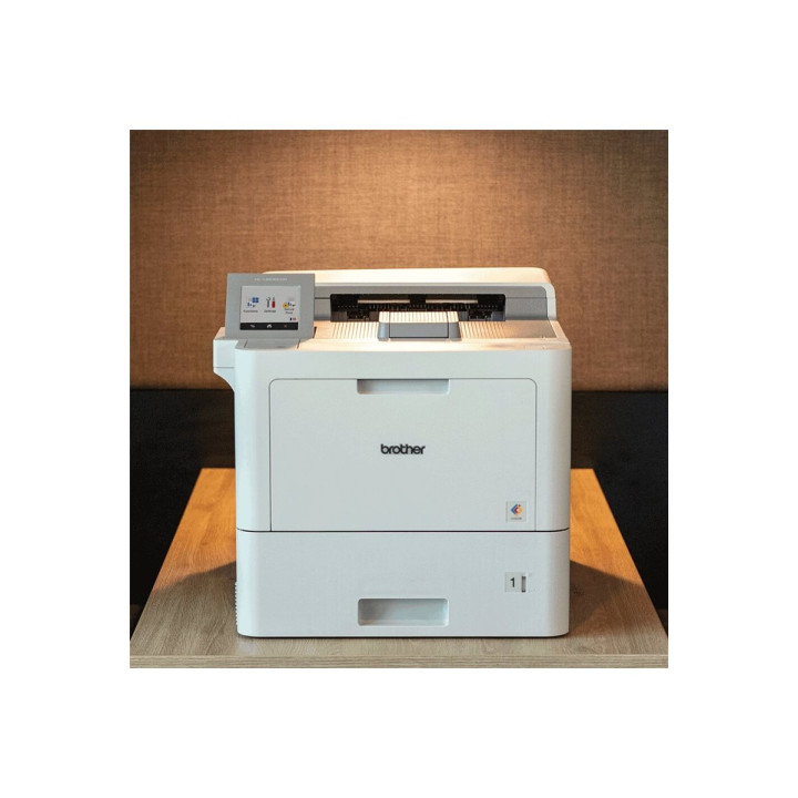 Цветен лазерен принтер Brother HL-L9430CDN, A4, 2400x600dpi, 40ppm, Duplex, LAN, USB, NFC - HLL9430CDNRE1 - 2