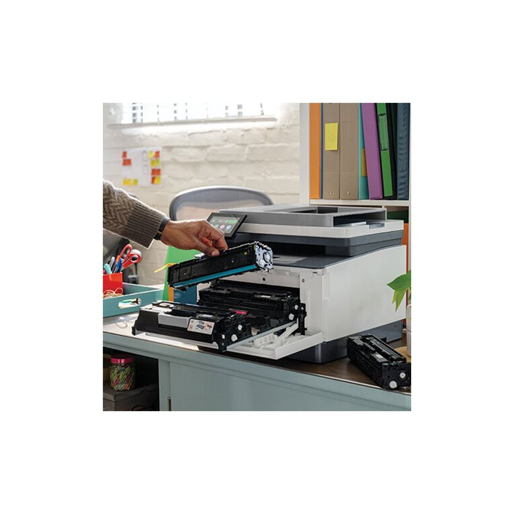 Многофункционално устройство HP Color LaserJet Pro MFP 3302fdn, цветен лазерен принтер, A4, 25ppm, копир, скенер, факс, LAN, USB