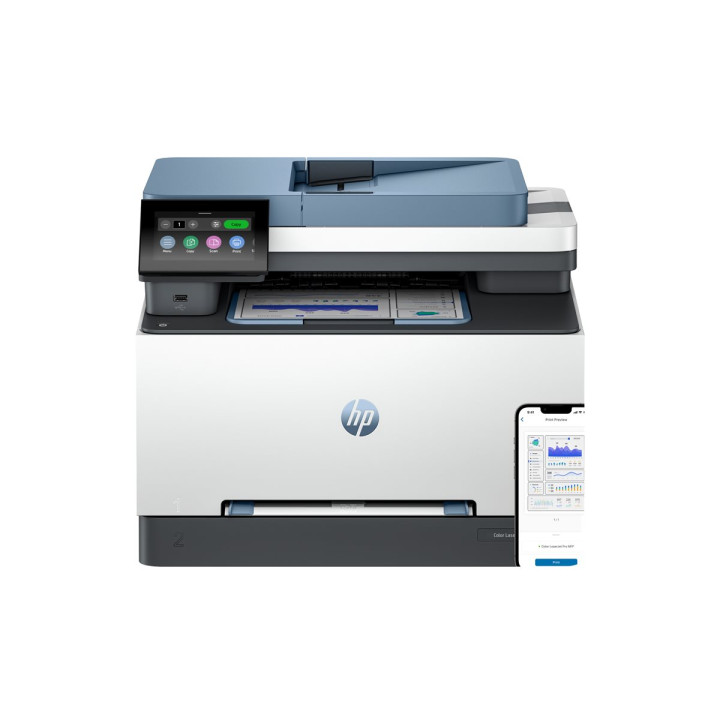 Многофункционално устройство HP Color LaserJet Pro MFP 3302fdn, цветен лазерен принтер, A4, 25ppm, копир, скенер, факс, LAN, USB