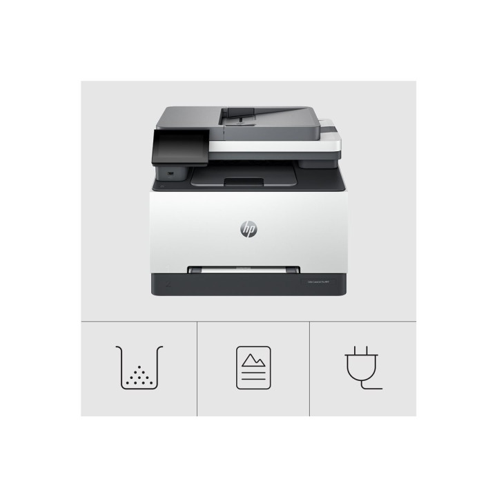 Многофункционално устройство HP Color LaserJet Pro MFP 3302fdn, цветен лазерен принтер, A4, 25ppm, копир, скенер, факс, LAN, USB