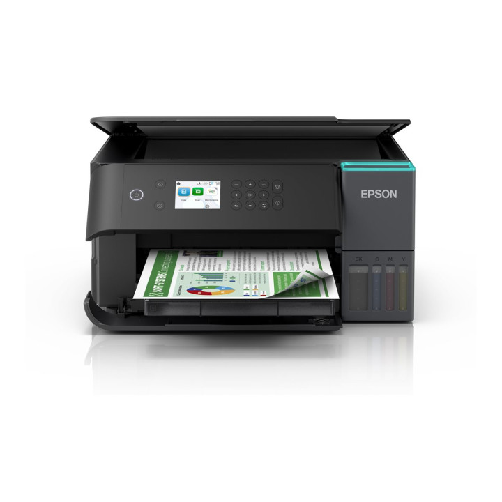 Мултифункционално устройство Epson EcoTank L6360, A4, 4-цветен мастилен резервоар, Wi-Fi, ADF, дуплекс - C11CL42401 - 1