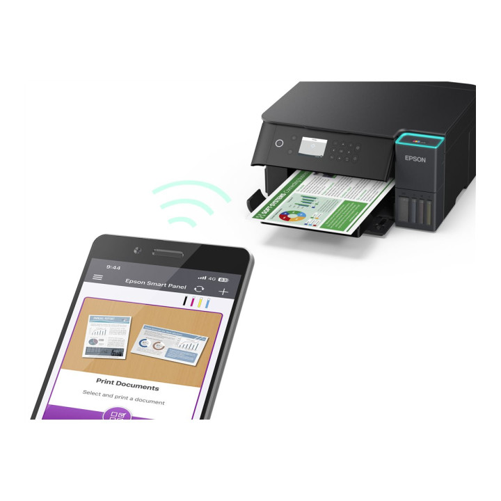 Мултифункционално устройство Epson EcoTank L6360, A4, 4-цветен мастилен резервоар, Wi-Fi, ADF, дуплекс - C11CL42401 - 4