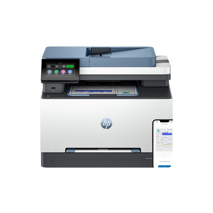 Мултифункционално устройство HP Color LaserJet Pro MFP 3302sdw, цветен лазерен принтер, A4, 25ppm, копир, скенер, факс, Wi-Fi - 