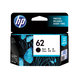 Мастилена касета HP 62, черна, стандартен капацитет, 200 страници - C2P04AE#UUS - 1