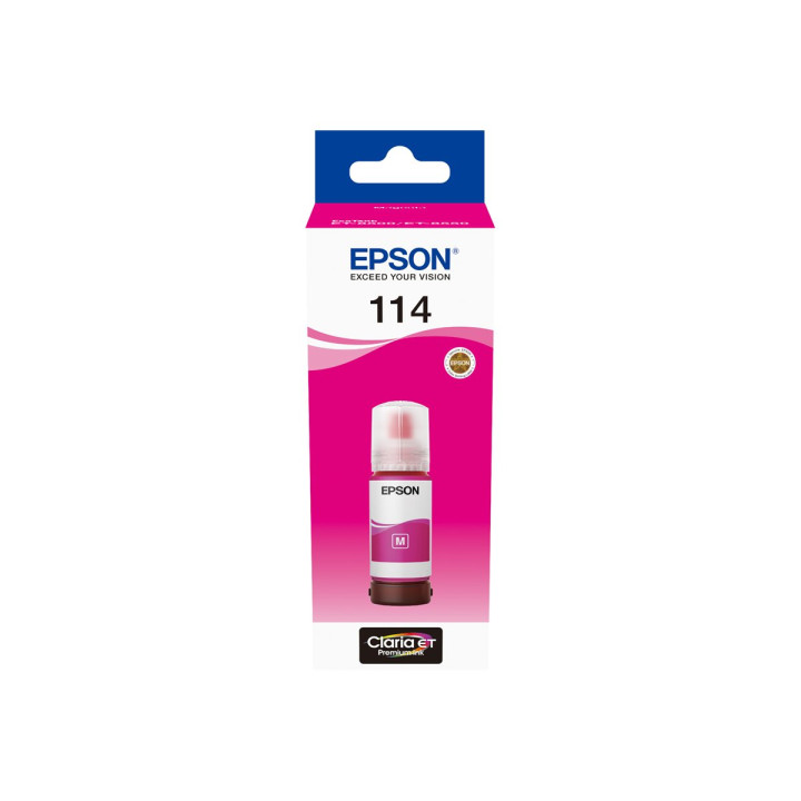 Мастило Epson EcoTank, Magenta 70ml, до 2300 стр. - C13T07B340 - 1
