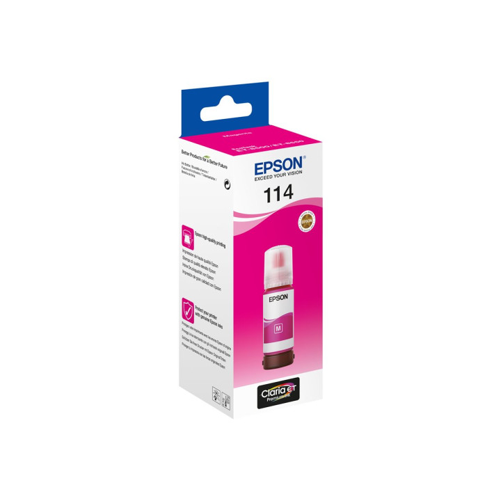 Мастило Epson EcoTank, Magenta 70ml, до 2300 стр. - C13T07B340 - 2
