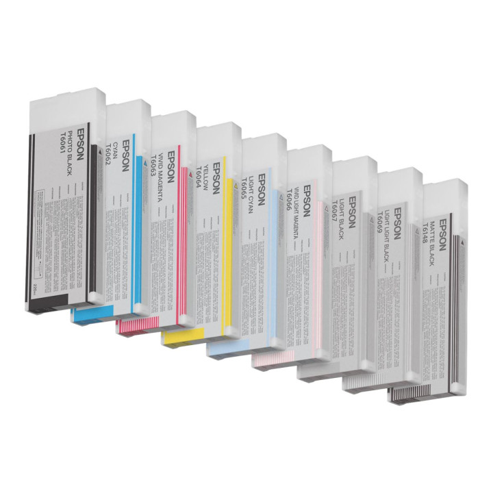 Мастилена касета Epson T6069, Light Light Black, 220ml, UltraChrome K3 - C13T606900 - 2