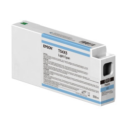 Мастилена касета Epson UltraChrome HDX/HD T54X500, Light Cyan 350ml - C13T54X500 - 1