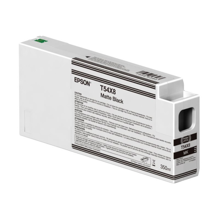 Мастилена касета Epson UltraChrome HDX/HD T54X800, Matte Black, 350ml - C13T54X800 - 1