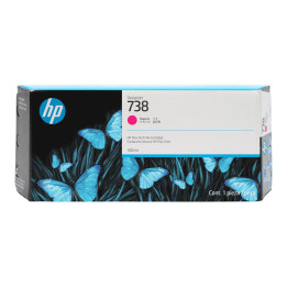 Мастилена касета HP 738 DesignJet, 300ml Magenta - 676M7A - 1