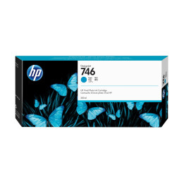 Мастилена касета HP 746, Cyan 300ml, за DesignJet Z6/Z9+ - P2V80A - 1