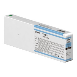 Мастилена касета Epson UltraChrome HDX/HD T55K500, Light Cyan 700ml - C13T55K500 - 1