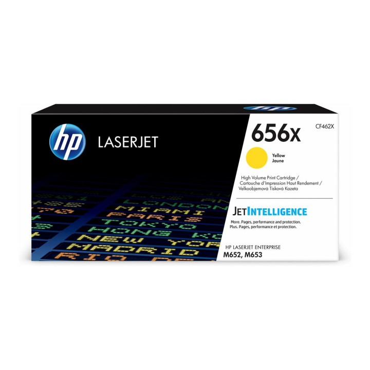 Тонер касета HP LaserJet 656X, Yellow, High Yield, 22000 страници - CF462X - 1