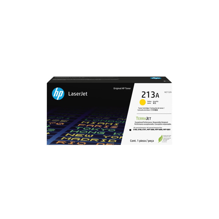 Тонер касета HP 213A LaserJet, Yellow, 3000 стр. - W2132A - 1