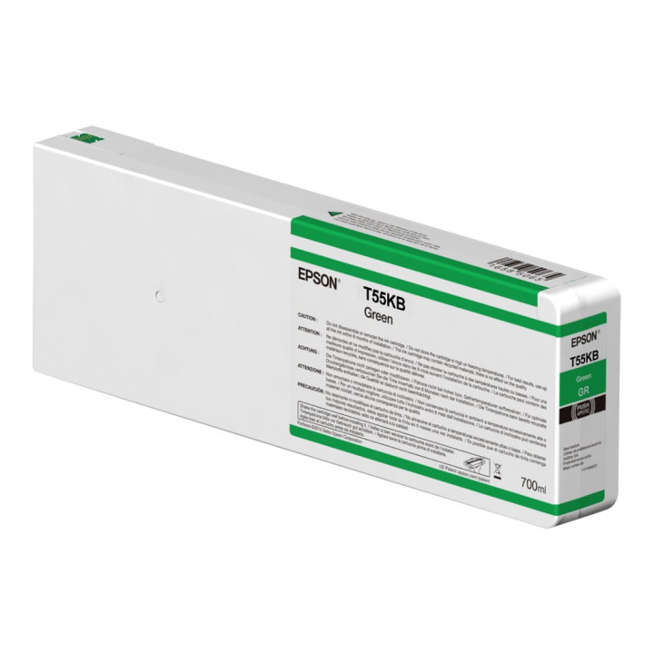 Мастилена касета Epson UltraChrome HDX/HD T55KB00, Green, 700ml - C13T55KB00 - 1