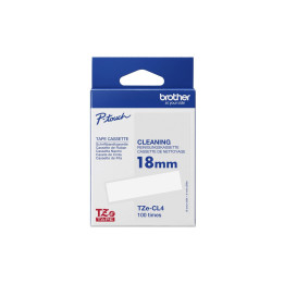 Лента за почистване Brother TZe-CL4, 18mm x 8m, за P-touch принтери - TZECL4 - 1