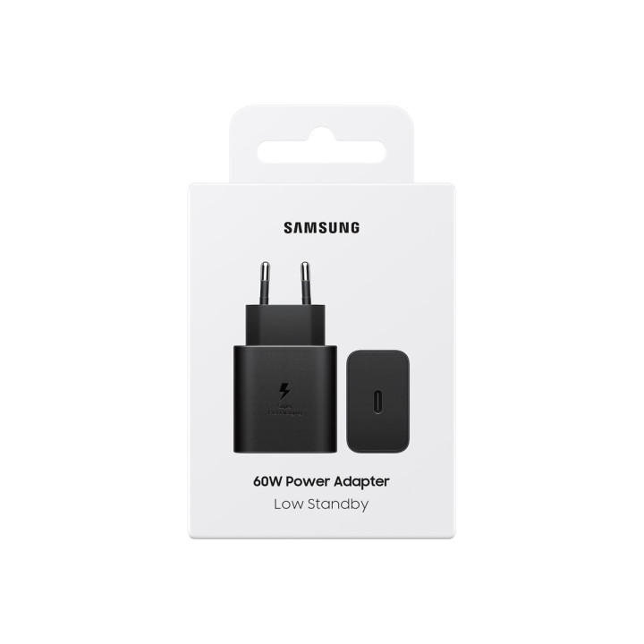 Зарядно устройство Samsung, 60W, USB-C PD 3.1 + PPS, без кабел - EP-T6010NBEGWW - 4