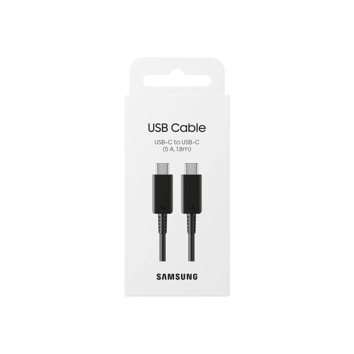 USB-C кабел Samsung, 1.8m 5A USB 2.0 - EP-DX510JBEGEU - 2