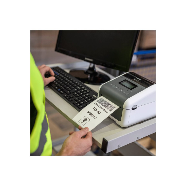 Етикетен принтер Brother TD-4455DN, 203 dpi, Thermal, Wi-Fi/LAN/USB-C/Bluetooth - TD4455DNWBXX1 - 4