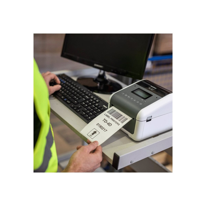Етикетен принтер Brother TD-4455DN, 203 dpi, Thermal, Wi-Fi/LAN/USB-C/Bluetooth - TD4455DNWBXX1 - 6