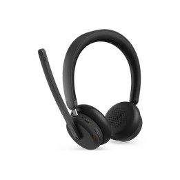 Слушалки Lenovo 6550, Bluetooth 5.3, Active Noise Cancelling, Microsoft Teams, Черни - 4XD1S19778 - 1
