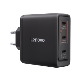 Захранване Lenovo Multi-port USB-C GaN, 100W, 3x USB-C, EU - 40AW100BEU - 1