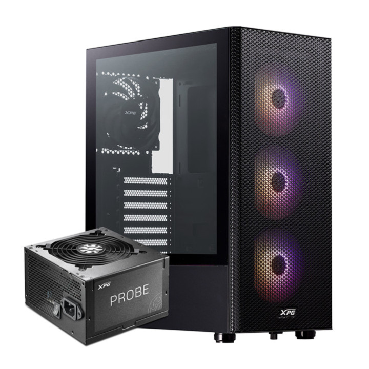 Кутия за компютър Adata XPG VALOR MESH BLACK 650W - MESH65PB1N3L-BKCEU - 7