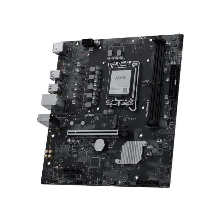 Дънна платка MSI PRO H810M-E, LGA 1851, Intel H810, 2x DDR5, 1x M.2, 4x SATA, mATX - 4