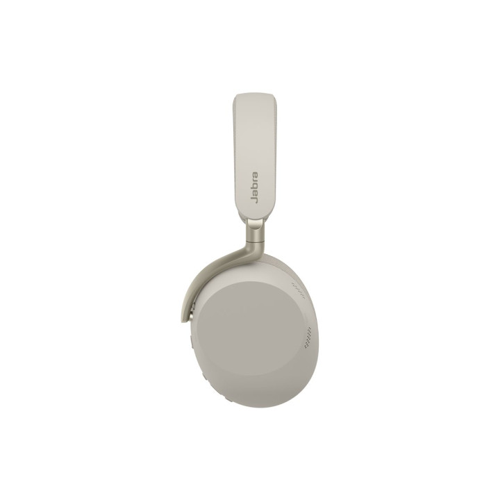 Безжични слушалки Jabra Evolve3 85 UC Link390c, Bluetooth 5.3, ANC, 6 микрофона, USB-C адаптер Link 390c, Warm Gray - 38599-989-