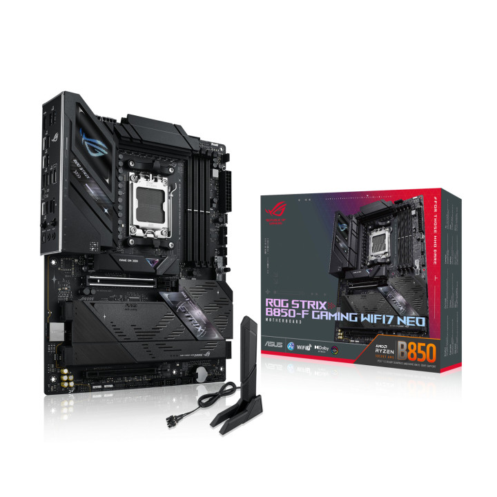 Дънна платка ASUS ROG STRIX B850-F GAMING WIFI 7 NEO, AM5, AMD B850, DDR5, ATX - 90MB1NX0-M0EAY0 - 1